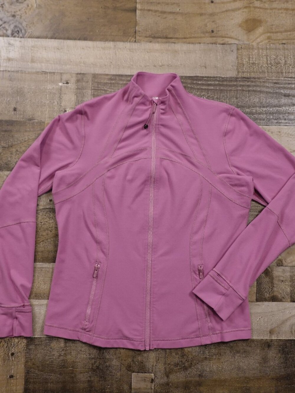 lululemon athletica Pink Full-Zip Athletic Jacket